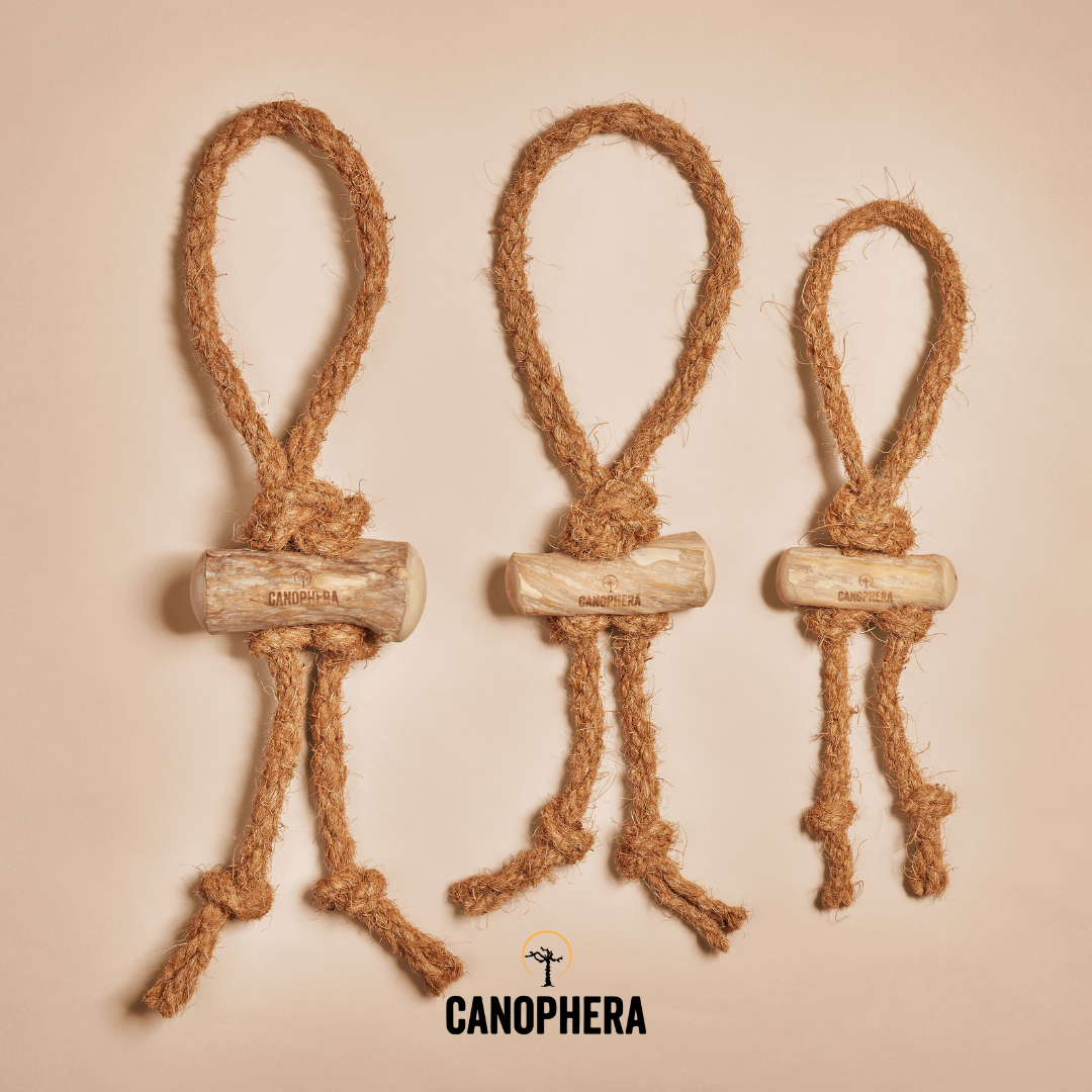 Tugs - Coffee Wood & Coconut Rope